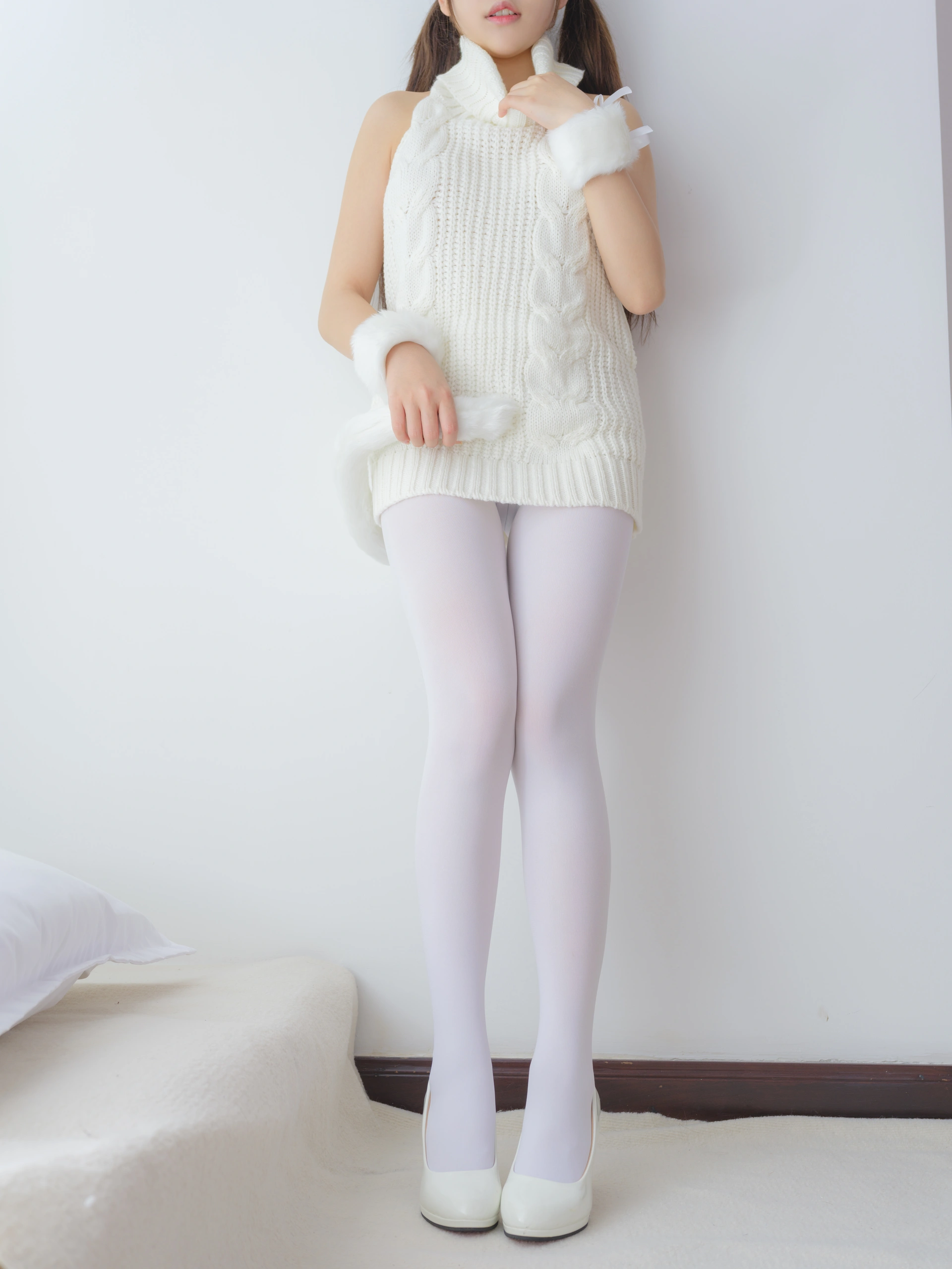 森萝财团写真 晴涩005 乃晴 水岛空 白丝 80D 1
